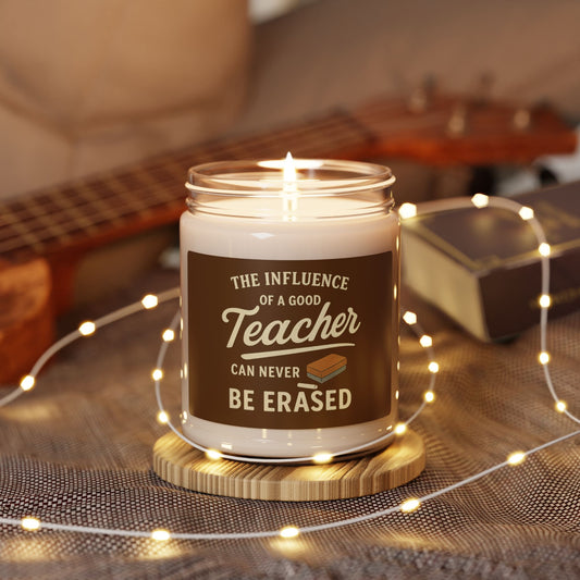 The Influence of a Teacher Scented Candle, 9oz | Gifts for Friends, Home Decor, Relaxation, Inspirational Decor, Mindfulness