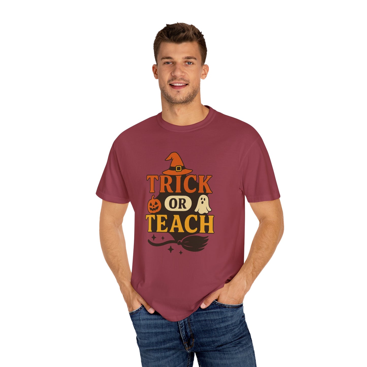 Garment-Dyed T-shirt - Trick or Teach
