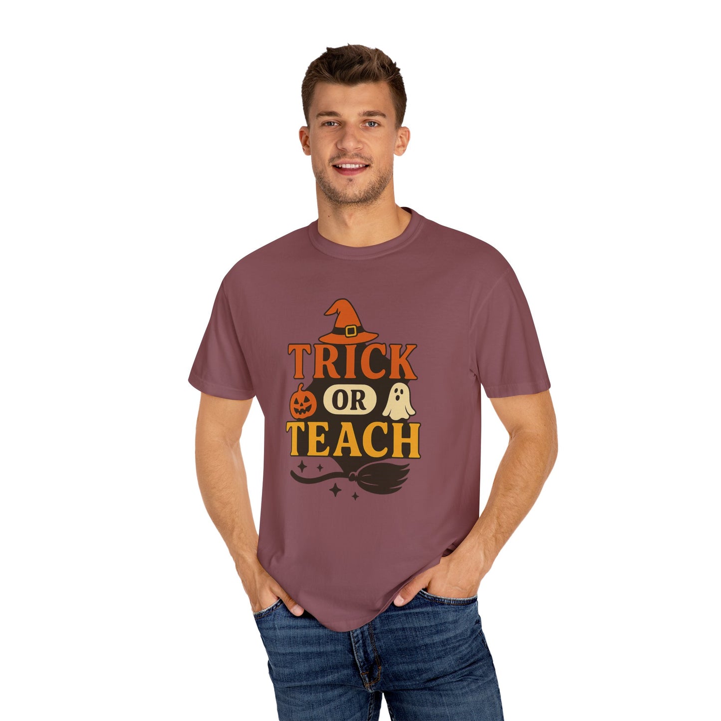 Garment-Dyed T-shirt - Trick or Teach