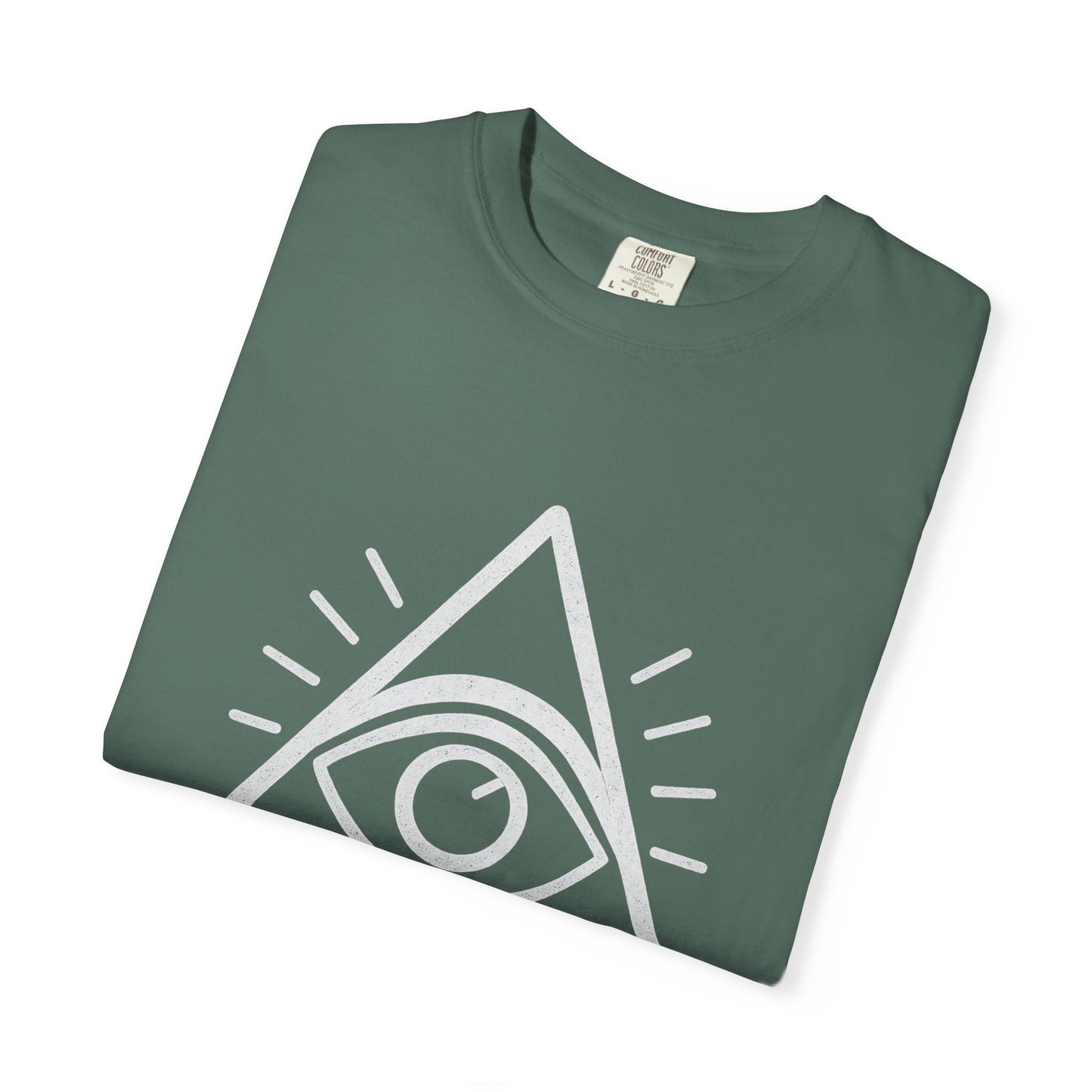 Eye See You Garment-Dyed T-shirt - Progress Over Perfection Design