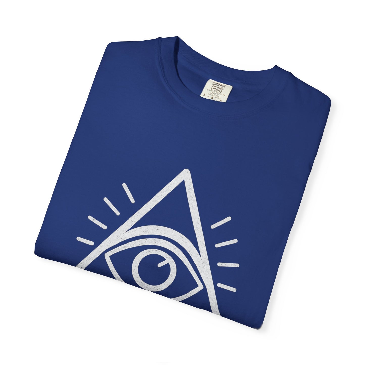 Eye See You Garment-Dyed T-shirt - Progress Over Perfection Design