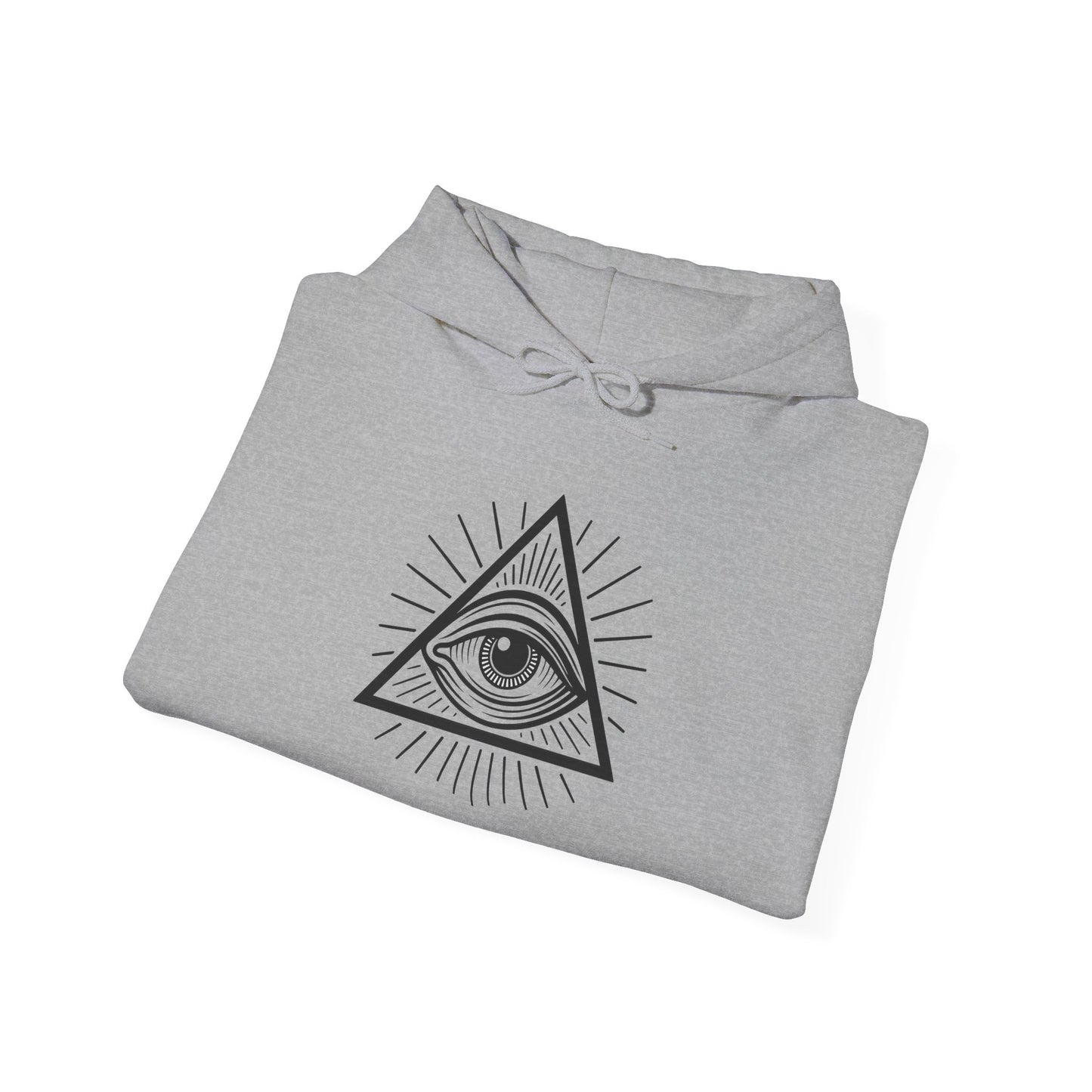 Mystic Eye Hooded Sweatshirt | Unisex Heavy Blend, Cozy Streetwear, Spiritual Gift, Festival Apparel, Everyday Comfort