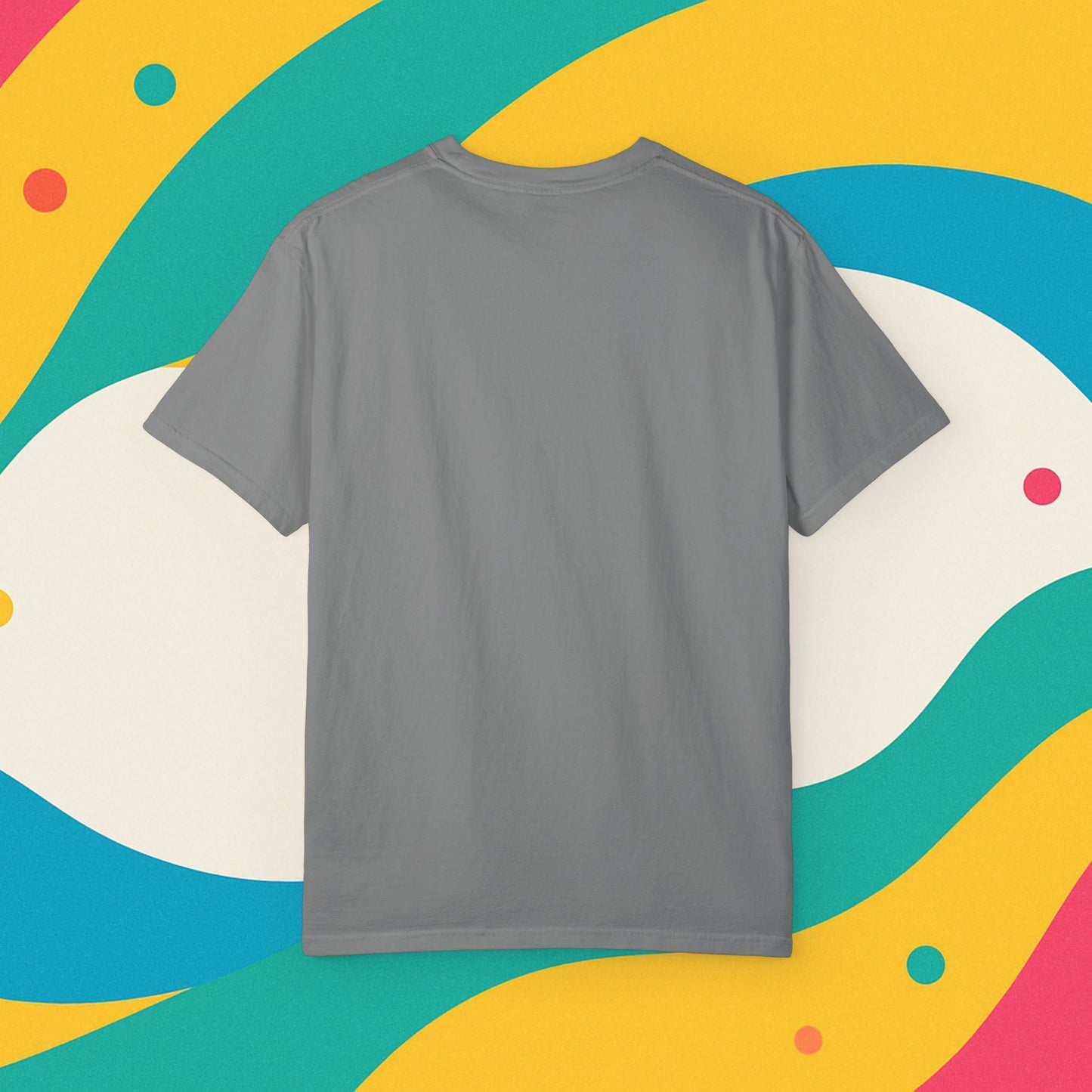 Garment-Dyed T-shirt - Progress Over Perfection Design