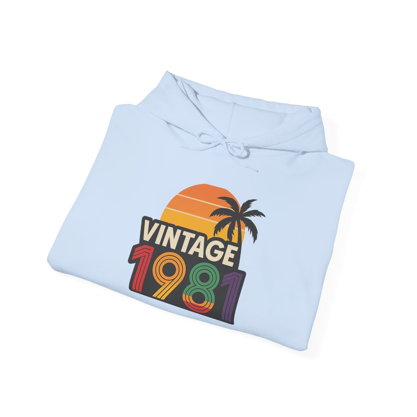 Customizable Retro Birth Year Hoodie Sweatshirt