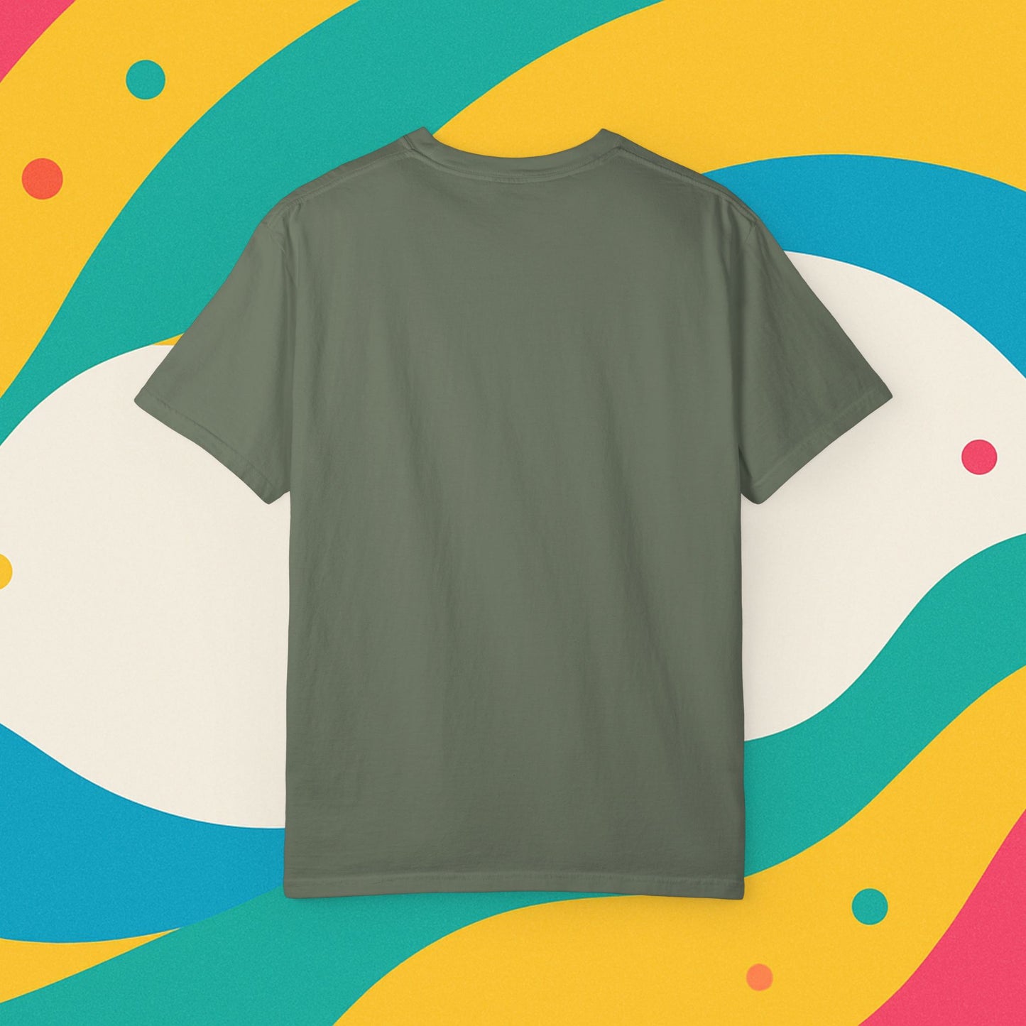 Lifeguard Station Garment-Dyed T-shirt - Progress Over Perfection Design