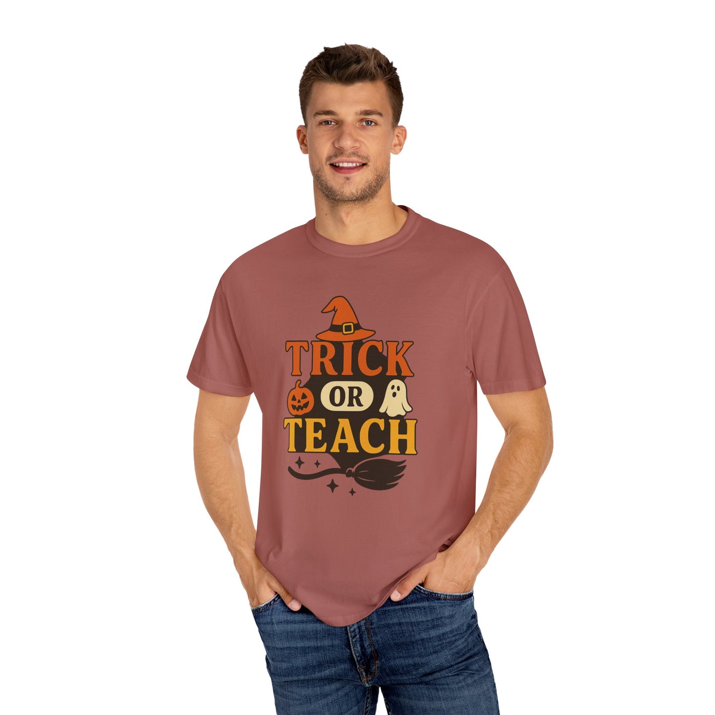 Garment-Dyed T-shirt - Trick or Teach