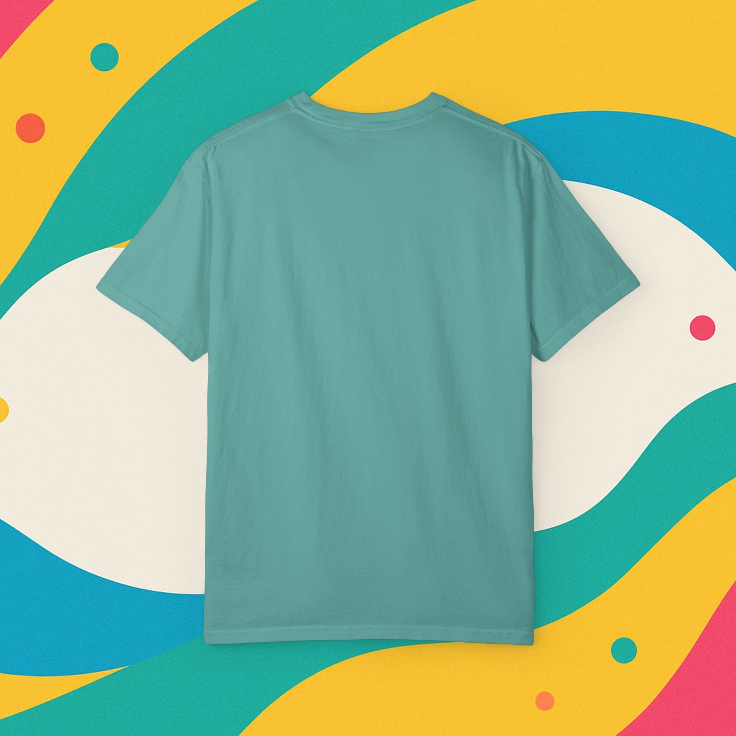 Sunset Garment-Dyed T-shirt - Progress Over Perfection Design
