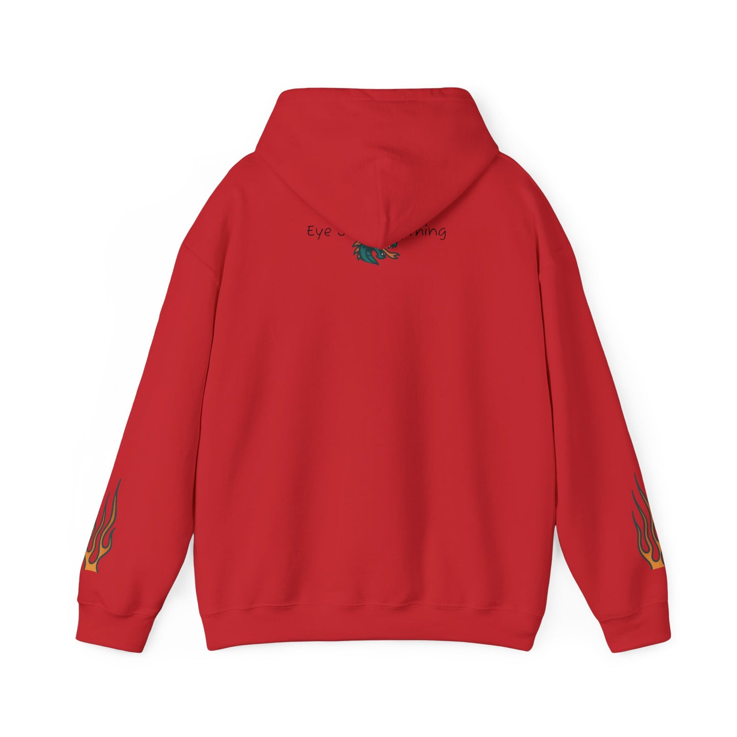 Dragon Hooded Sweatshirt | Unisex Heavy Blend, Cozy Streetwear, Spiritual Gift, Festival Apparel, Everyday Comfort