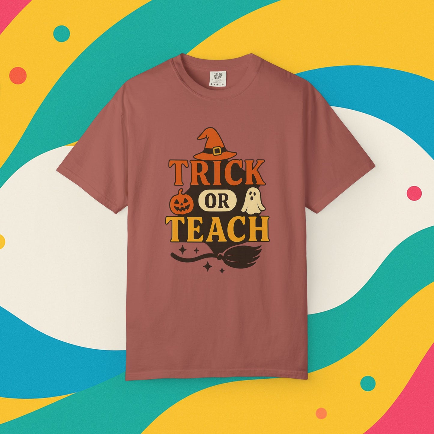 Garment-Dyed T-shirt - Trick or Teach