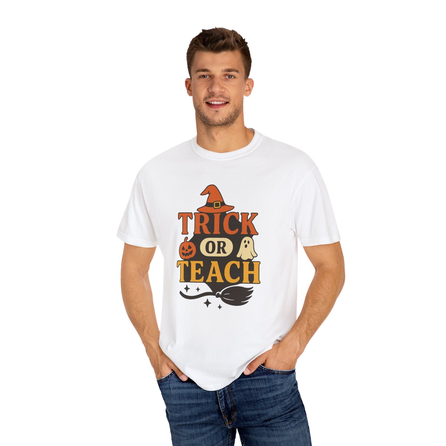 Garment-Dyed T-shirt - Trick or Teach