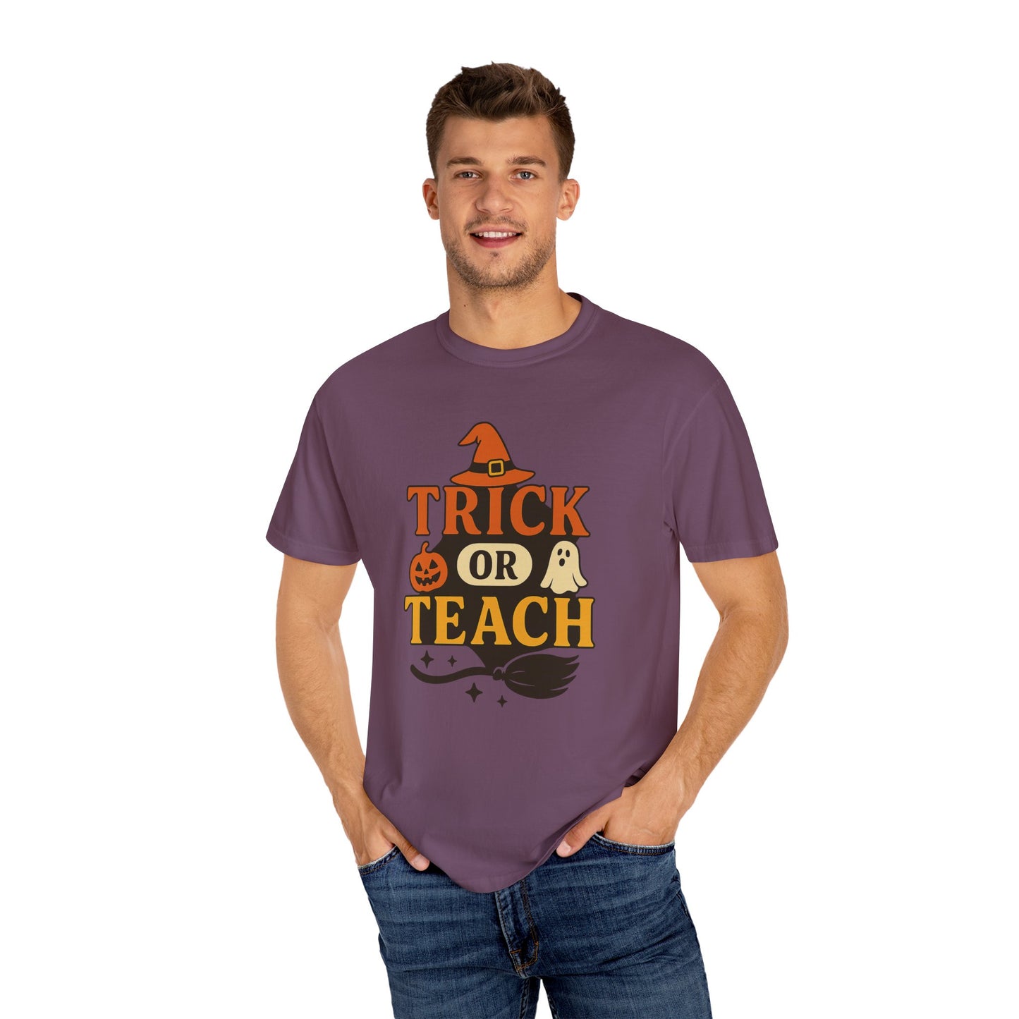 Garment-Dyed T-shirt - Trick or Teach
