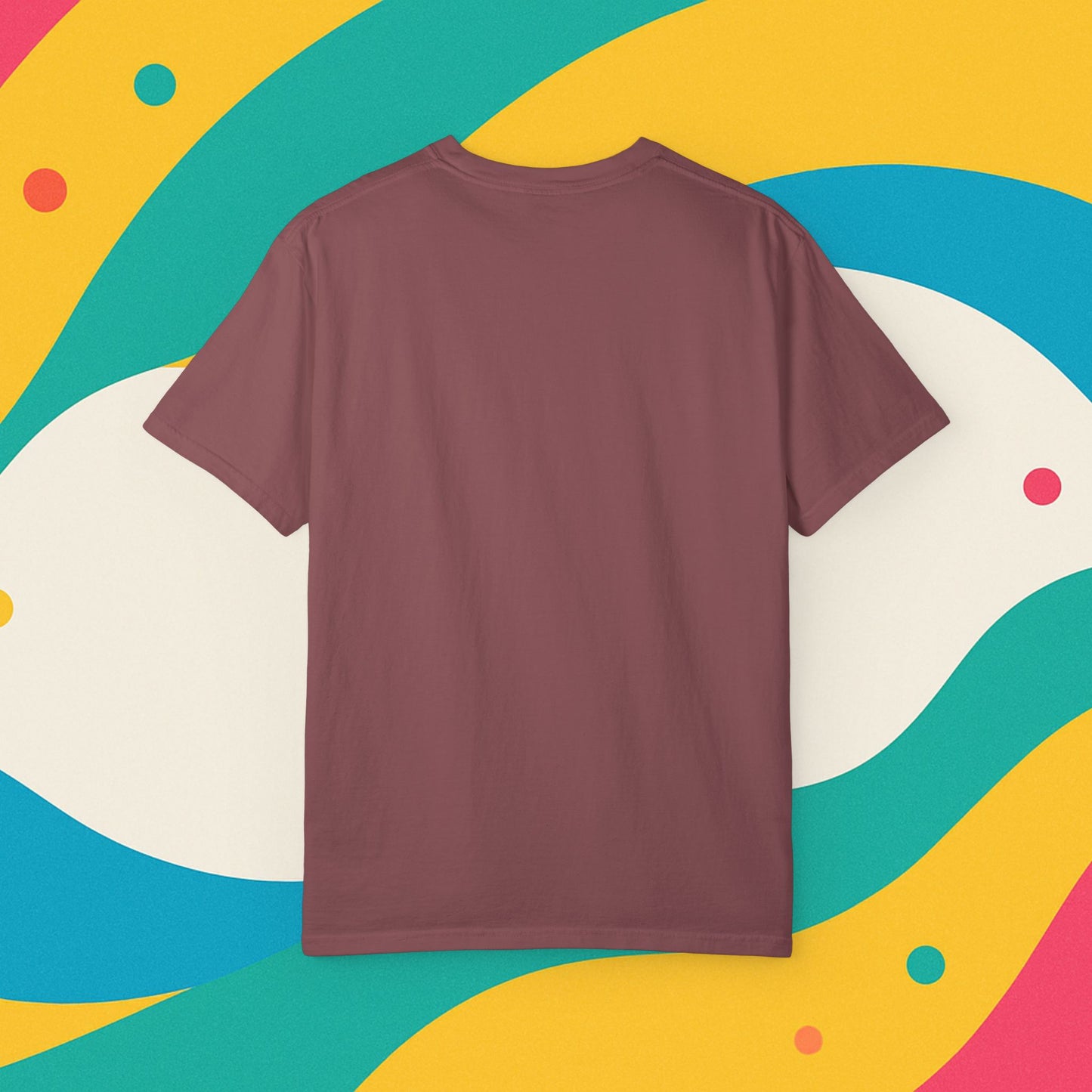 Garment-Dyed T-shirt - Progress Over Perfection Design
