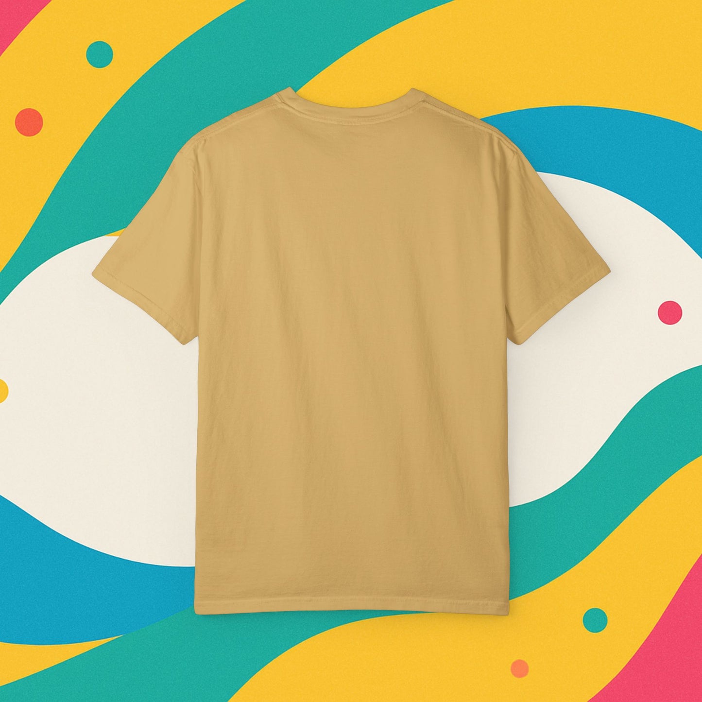 Sunset Garment-Dyed T-shirt - Progress Over Perfection Design