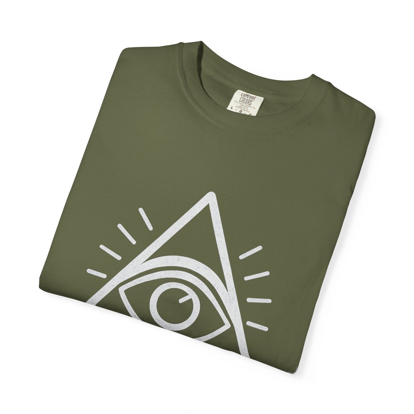 Eye See You Garment-Dyed T-shirt - Progress Over Perfection Design