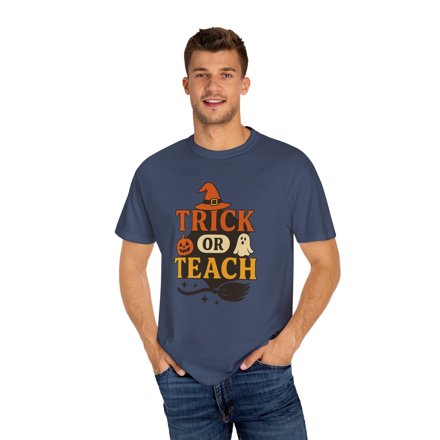 Garment-Dyed T-shirt - Trick or Teach