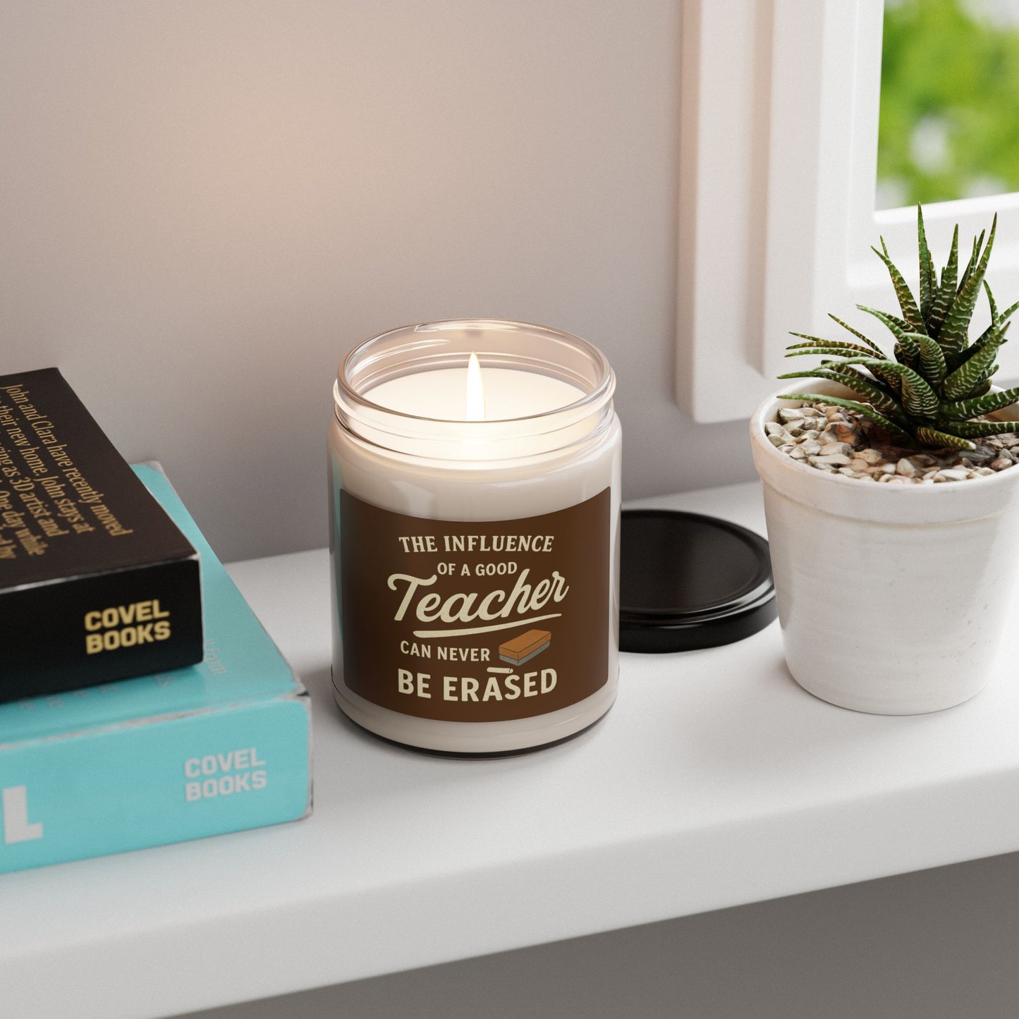 The Influence of a Teacher Scented Candle, 9oz | Gifts for Friends, Home Decor, Relaxation, Inspirational Decor, Mindfulness
