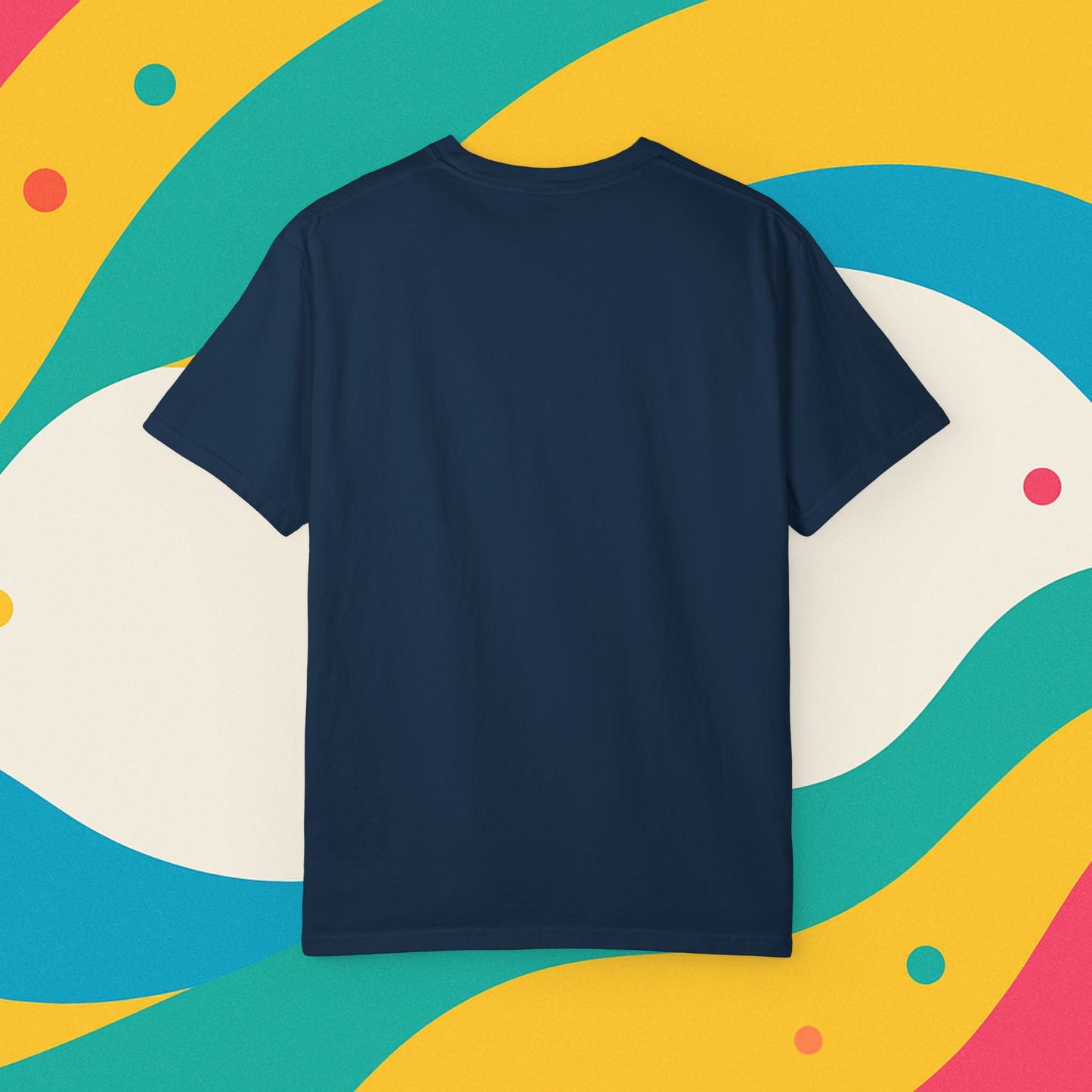 Garment-Dyed T-shirt - Progress Over Perfection Design