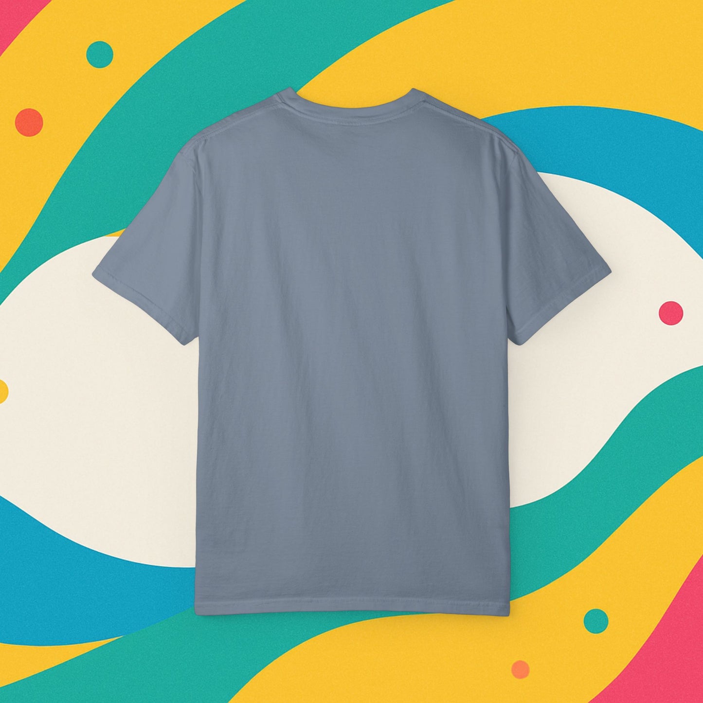 Garment-Dyed T-shirt - Progress Over Perfection Design