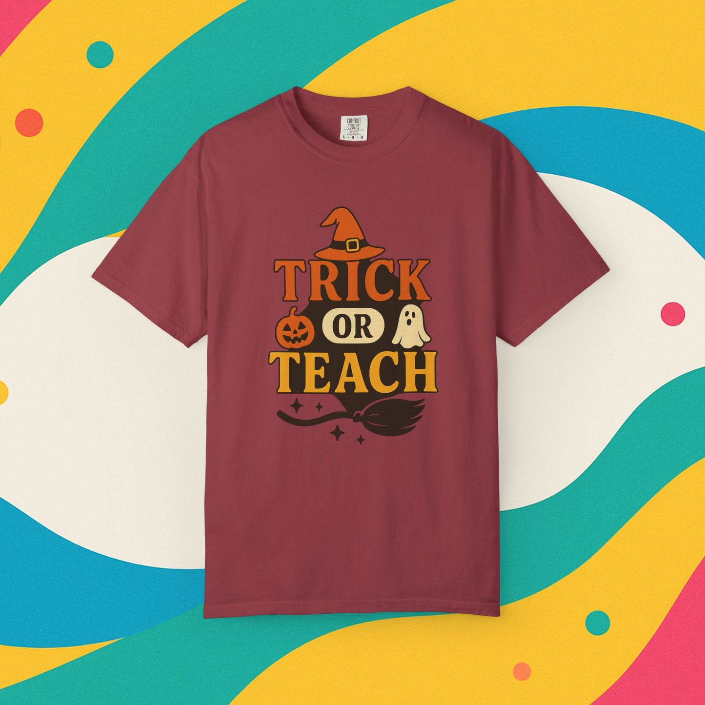 Garment-Dyed T-shirt - Trick or Teach