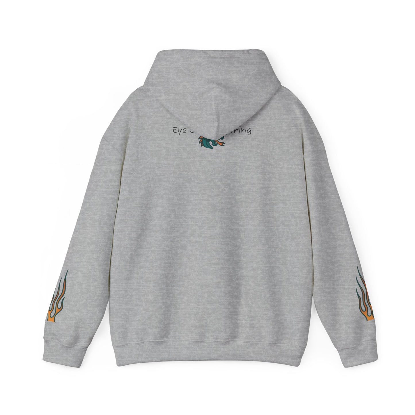 Dragon Hooded Sweatshirt | Unisex Heavy Blend, Cozy Streetwear, Spiritual Gift, Festival Apparel, Everyday Comfort