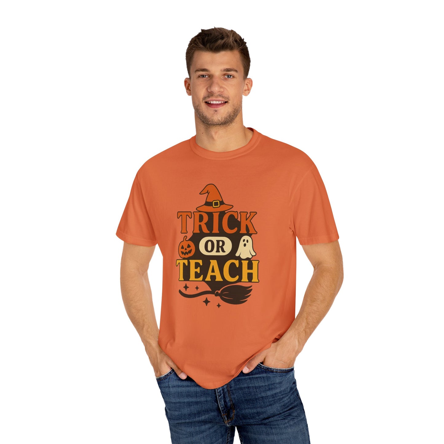 Garment-Dyed T-shirt - Trick or Teach